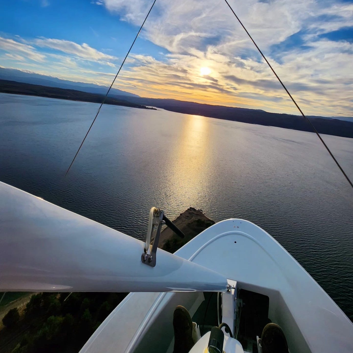 Air and water adventure. Hop on a flying boat over Iskar dam