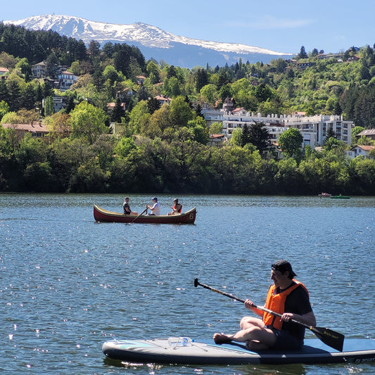 Individual paddling lesson for adults and children on lake Pancharevo