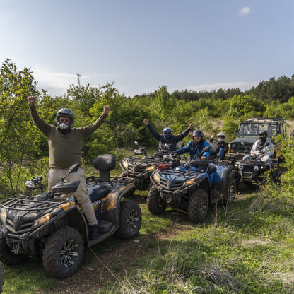 Off-road adventure with high class ATV. Veliko Tarnovo and Arbanassi