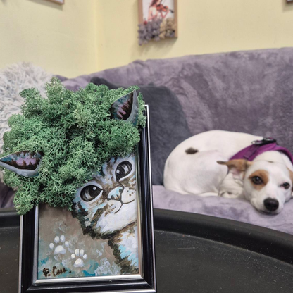Painting with Scandinavian Moss