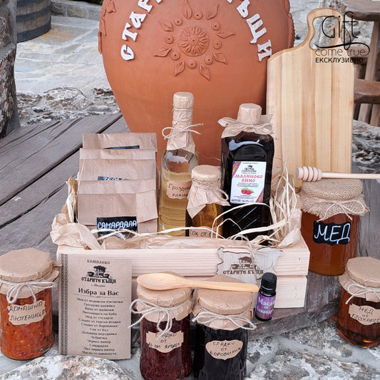 Taste the tradition - gift basket with organic products 