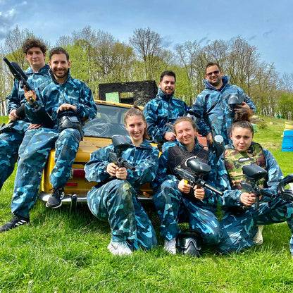 Paintball game for friends or colleagues. Тhe perfect adrenaline gift escape