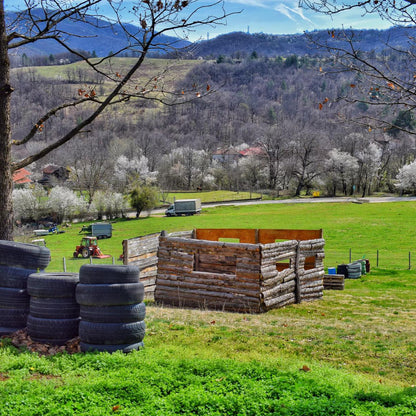 Paintball game for friends or colleagues. Тhe perfect adrenaline gift escape