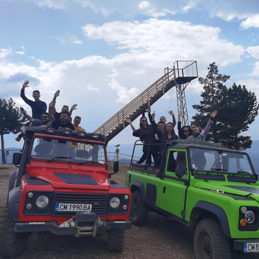 Jeep Safari for six to Piyanata gora and the Magical Chair lakes in the Rhodopes