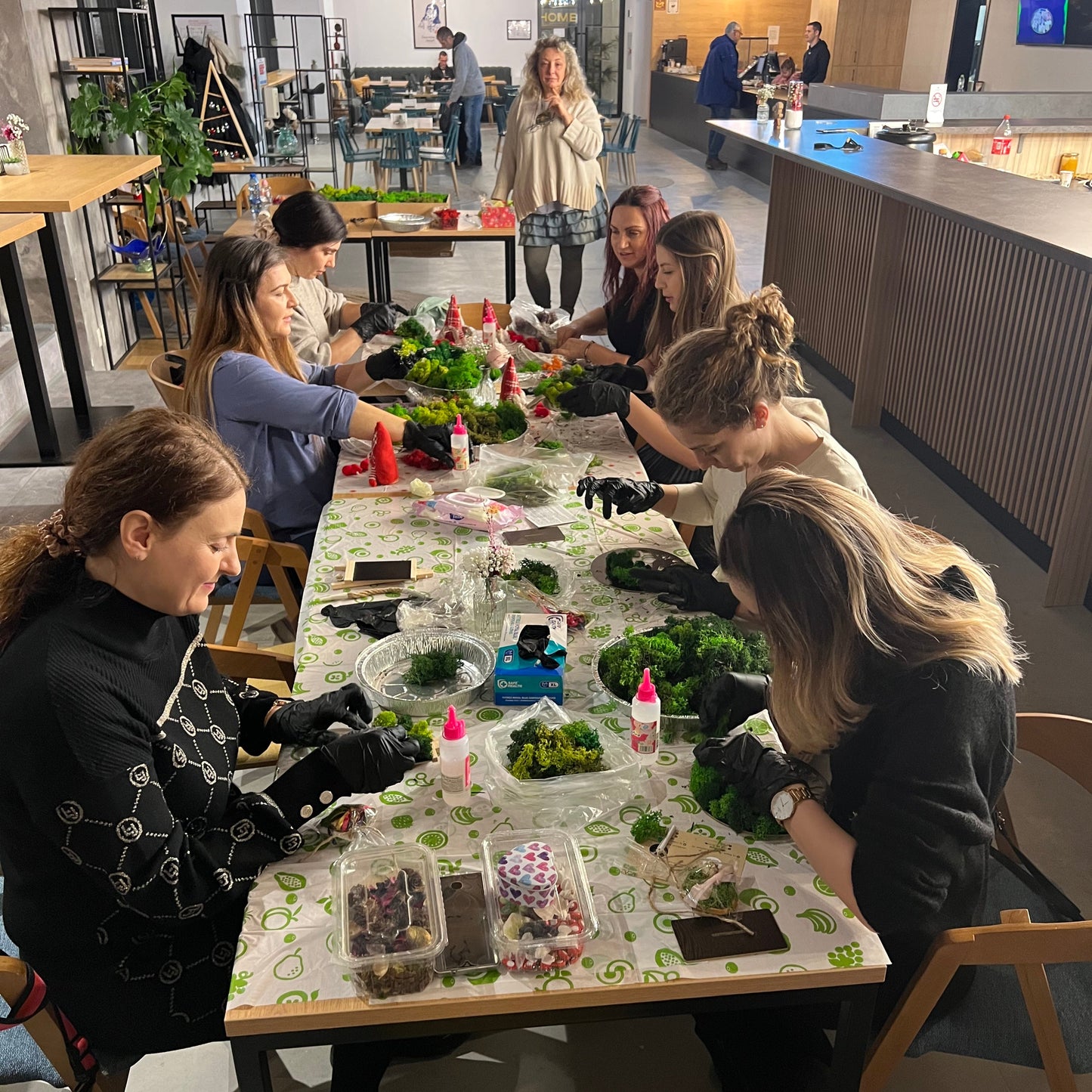 Creative workshop with Scandinavian moss. Create your unique masterpiece.