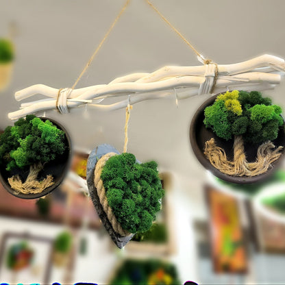 Creative workshop with Scandinavian moss. Create your unique masterpiece.