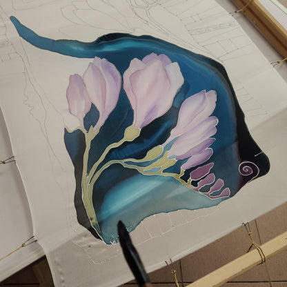 Silk Painting Workshop. Veliko Tarnovo