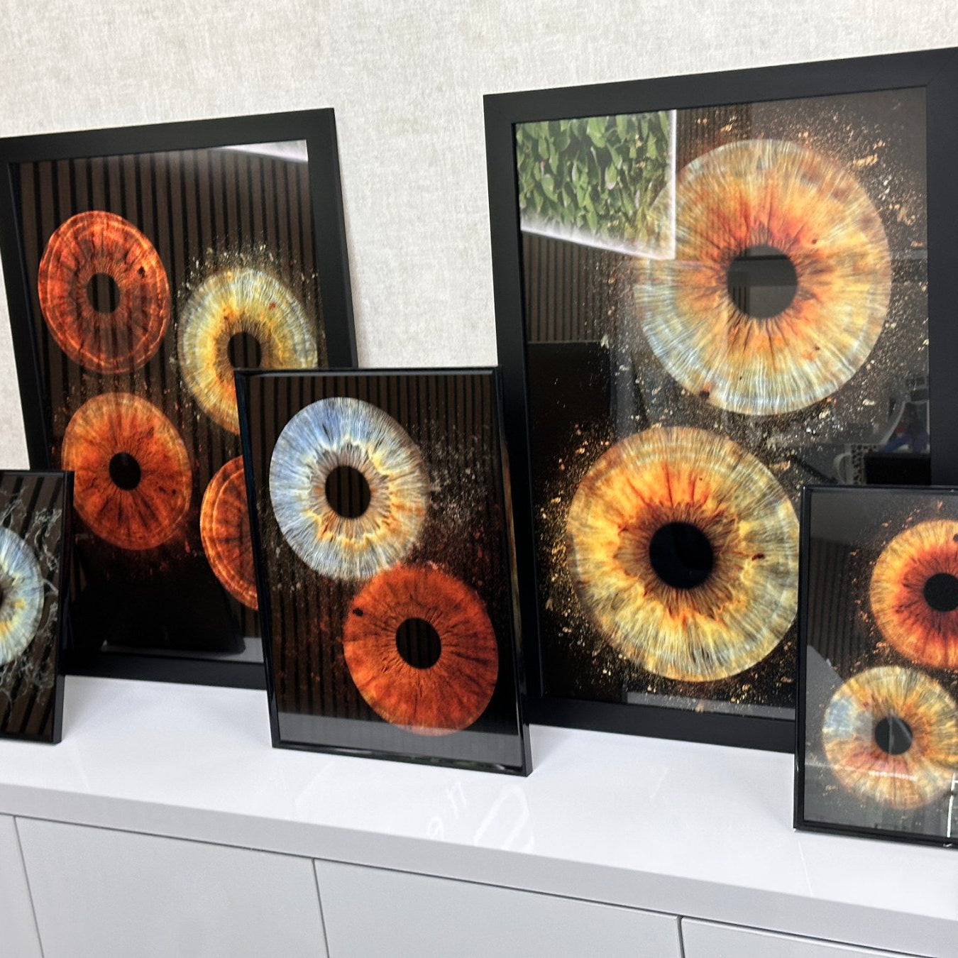 Eyes captured as art. Iris photography Ruse