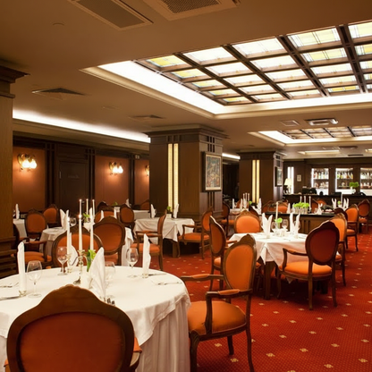 Royal menu for two. Grand hotel. Sofia