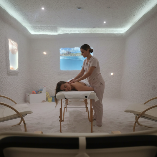 Luxury body ritual – Osteomassage in a halotherapy salt room
