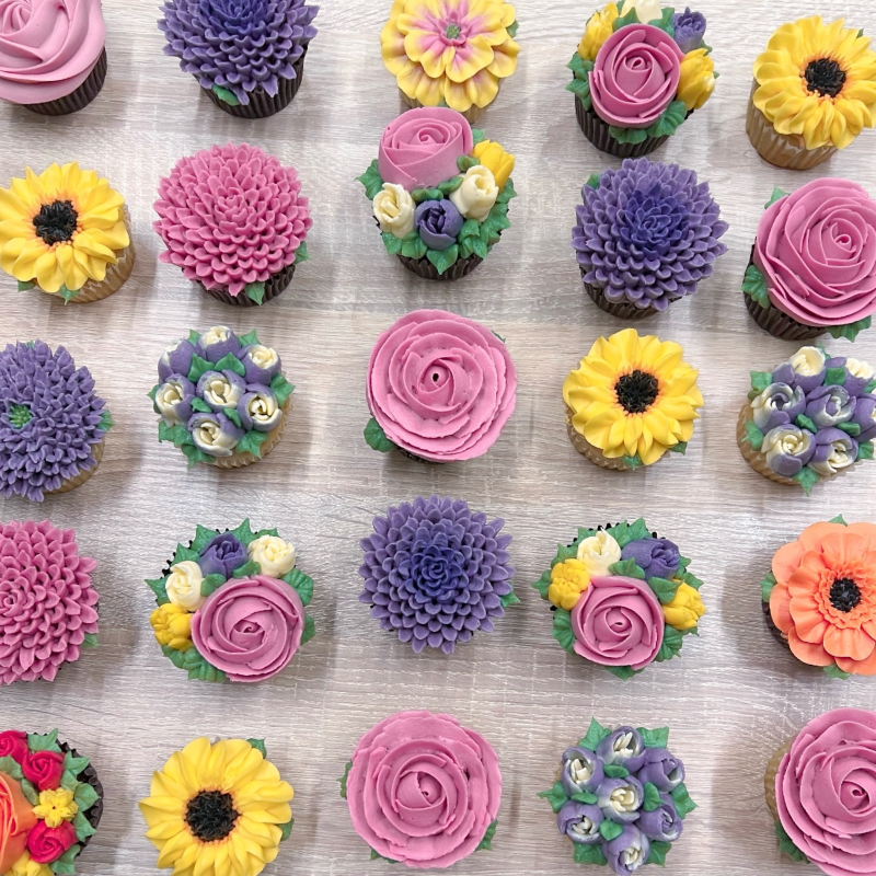 Create a sweet cupcake bouquet - creative workshop