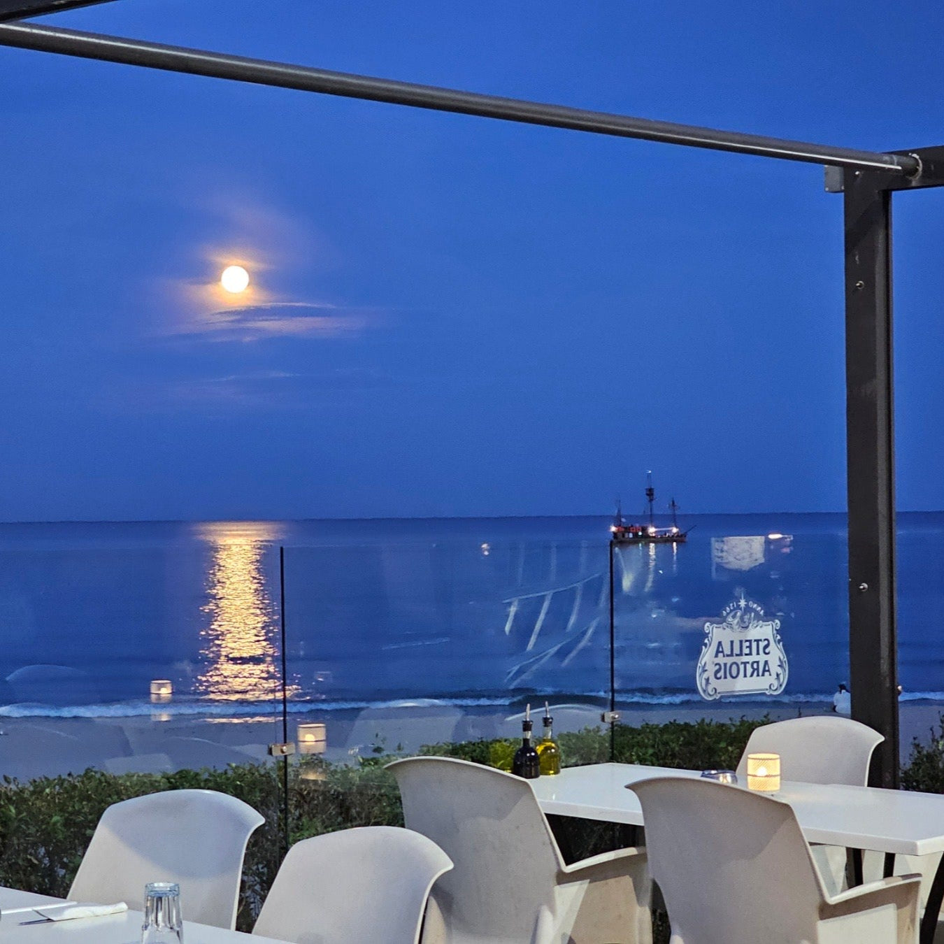 A pirate dinner for two on board the Mr. Baba ship in Varna