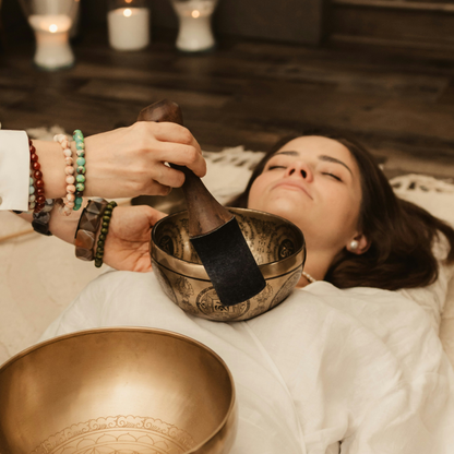 Sound harmony: Vibroacoustic massage with tibetan singing bowls