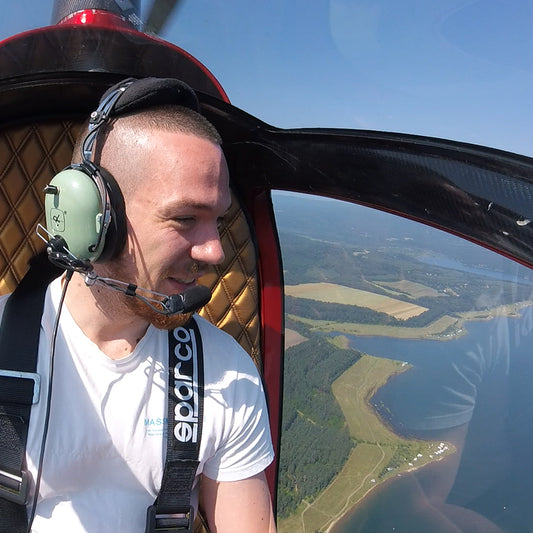 Motivational gyrocopter flight around Ihtiman
