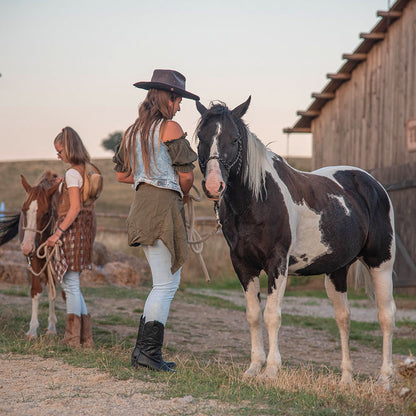 Authentic cowboy adventure! Horseback riding and Wild West experience at El Paso movie ranch.