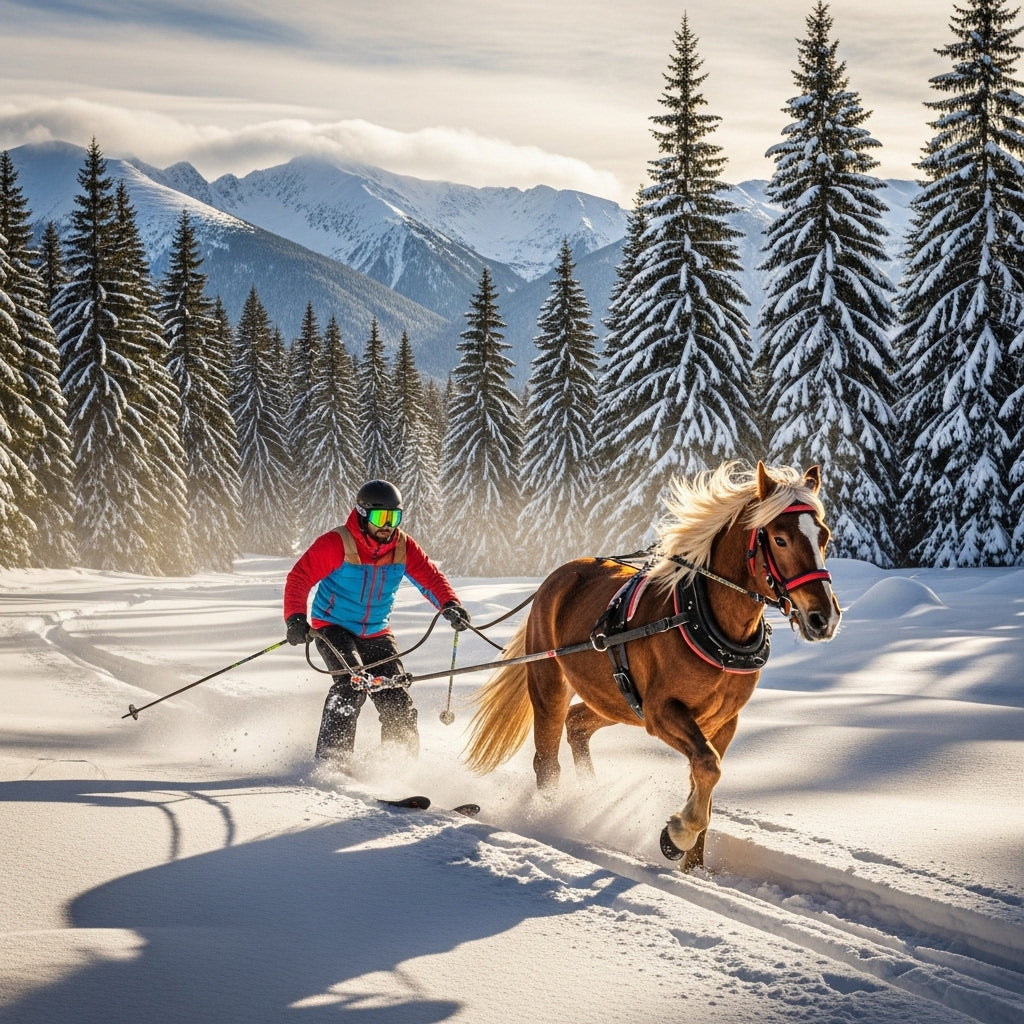 Skijoring – Adrenaline on the snowy trails