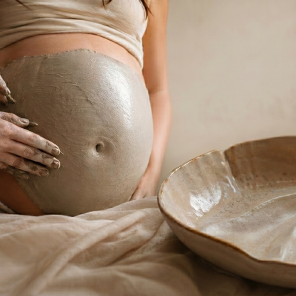 A special gift for an expectant mother - A ceramic keepsake from pregnancy