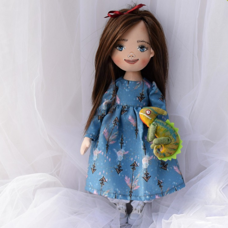 A unique personalized doll in your likeness