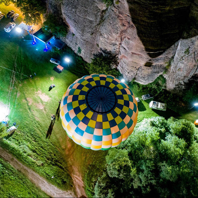 Hot air balloon Fiesta 2026. Panoramic ascent or a free flight on a hot air balloon above Belogradchik rocks