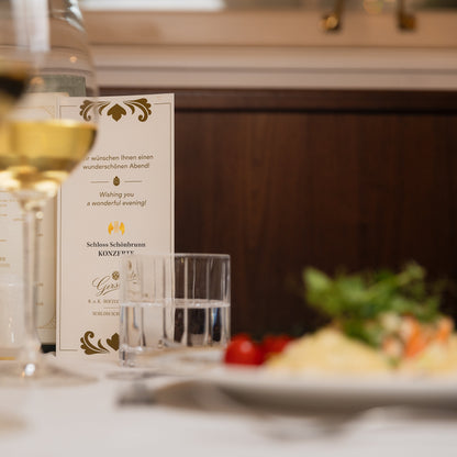 At a concert in Vienna –a fabulous gift for two with a concert and dinner in a castle