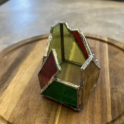 Stained glass workshop - Tiffany technique candle holder