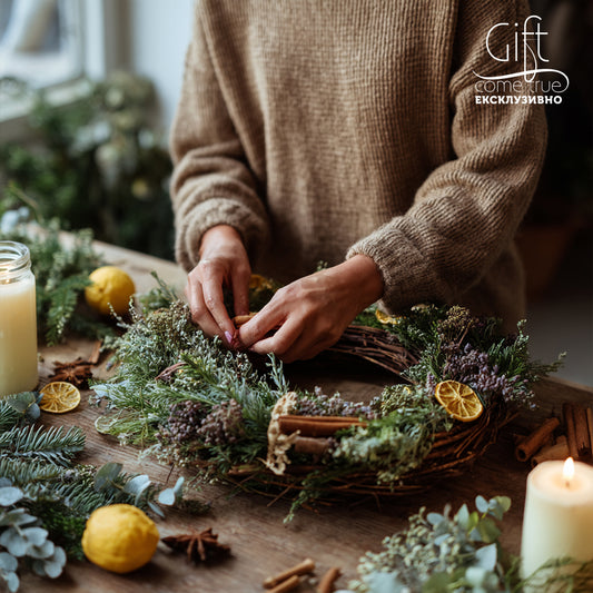 Christmas wreath workshop