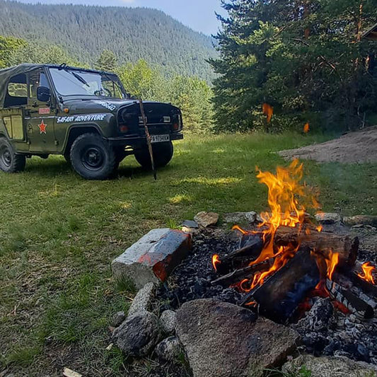 Safari with a Russian Jeep in the Rhodope Mountains