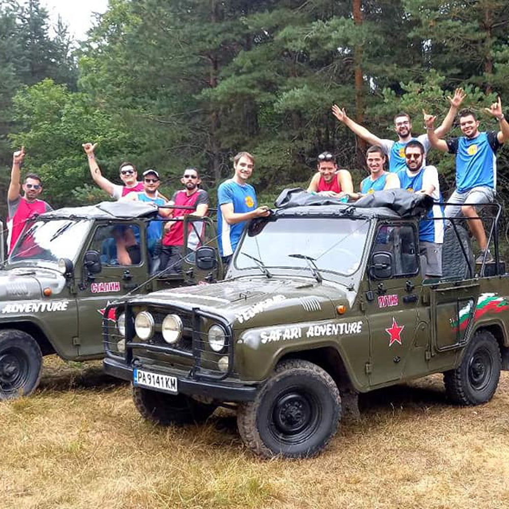 Safari with a Russian Jeep in the Rhodope Mountains