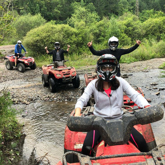 Adventure with an ATV. Novi Iskar
