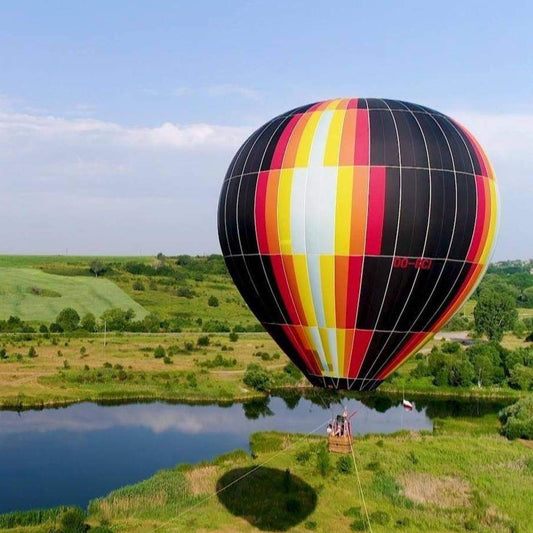 Panoramic balloon ascent and HD camera shooting