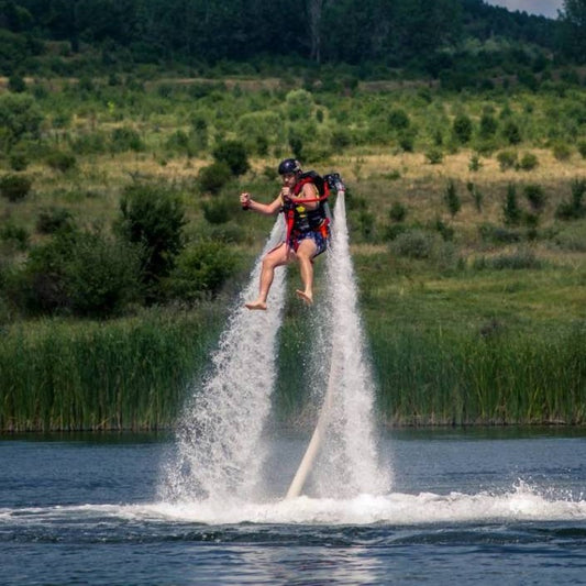 Jet Pack in Iskar dam