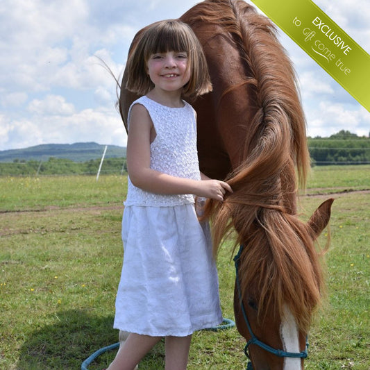 A gift for good people. You gave good. Help a disabled child, adopt a therapist horse