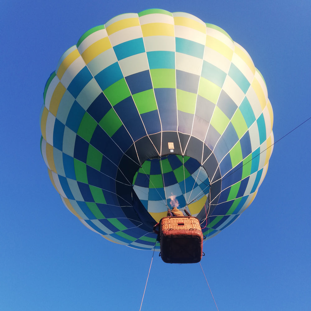 Panoramic balloon ascent over the Belogradchik rocks