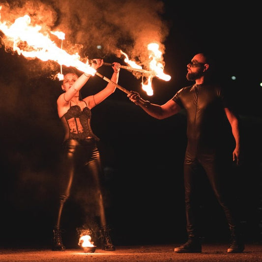 Fire show for a special occasion