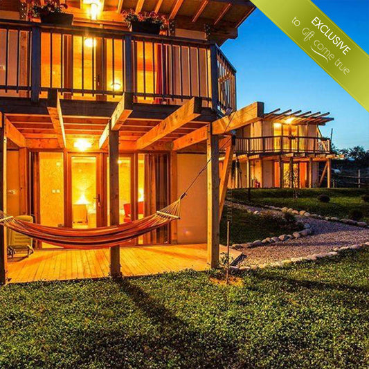 Overnight stay experience in an Eco village "Debeli Dub"
