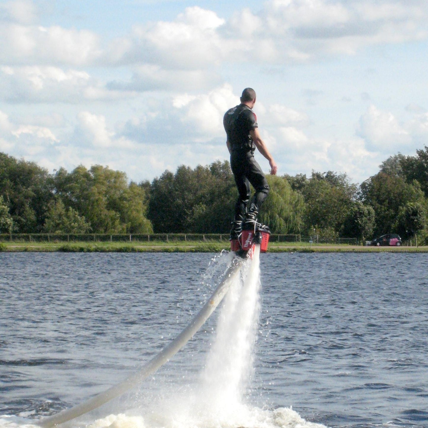 Flyboard on Iskar Dam