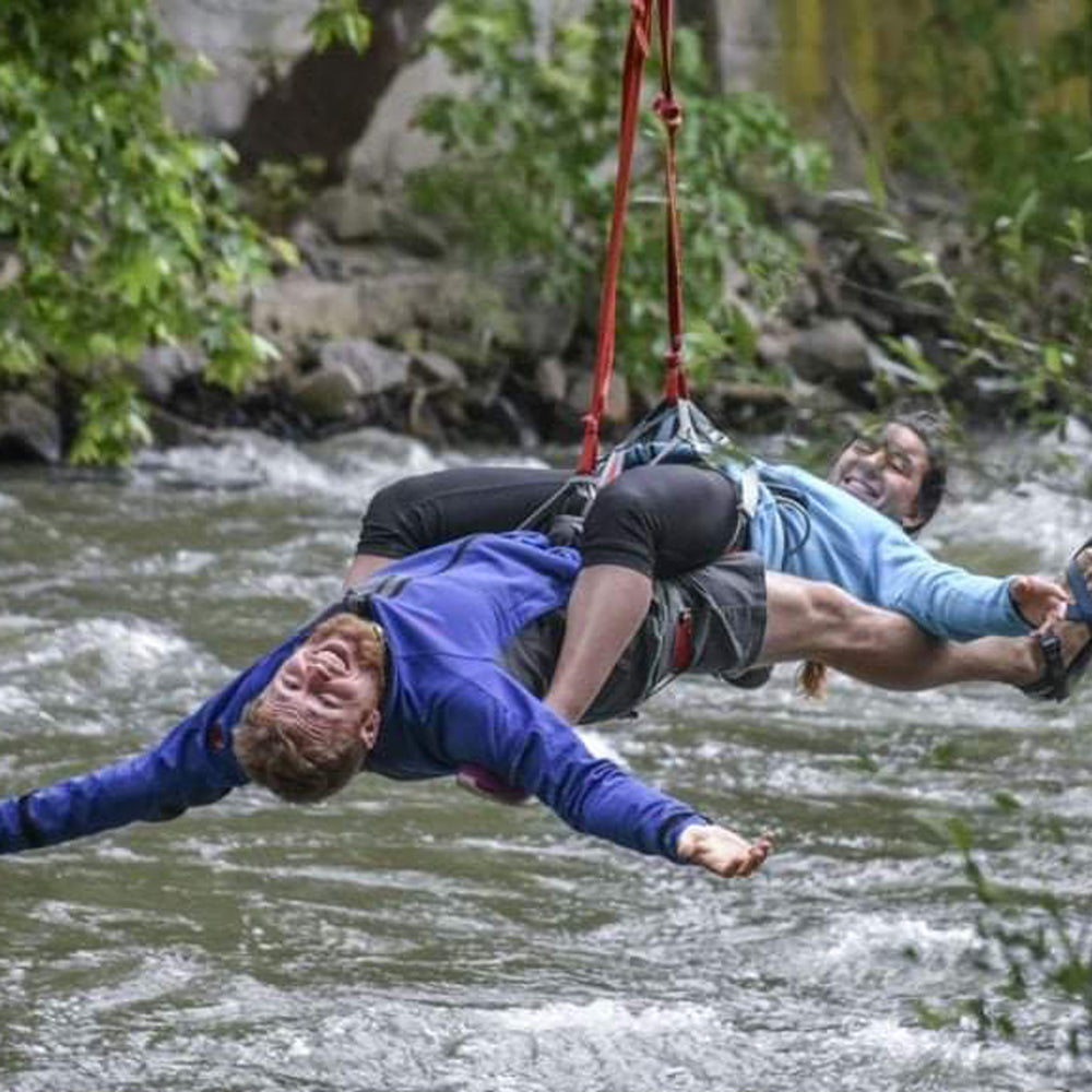 Flip your day. Combine kayaking, canyoning and zipline in Kresna