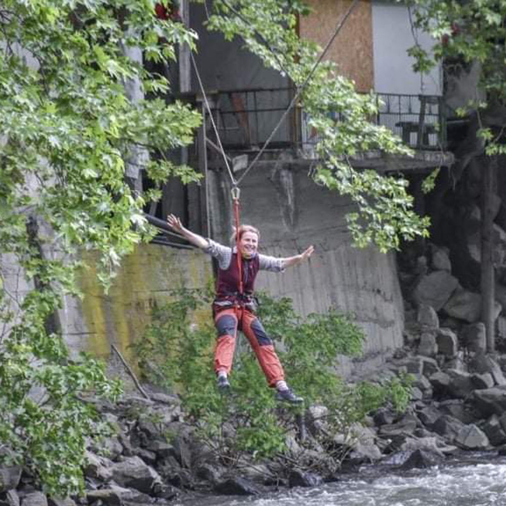 Flip your day. Combine kayaking, canyoning and zipline in Kresna